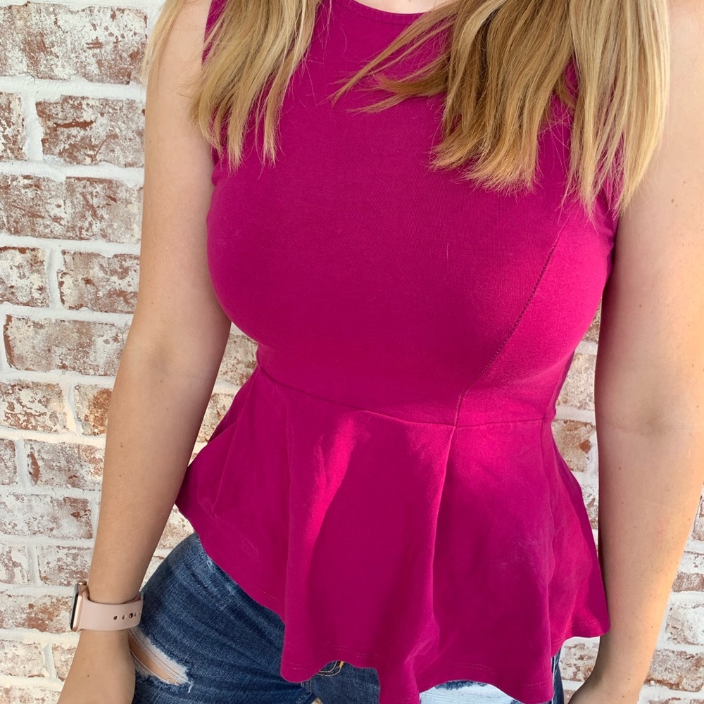 Magenta Tank Top